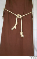  photos medieval monk in brown habit 1 Medieval clothing brown habit lower body monk rope 0004.jpg